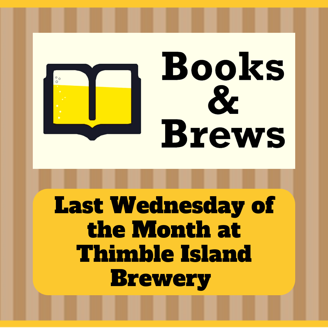 Books & Brews meets the last Wednesday of the month at Thimble Island Brewery