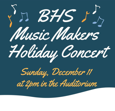 Branford High School Music Makers Holiday Concert 