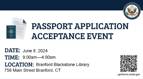 Passport Application Acceptance Event
