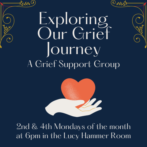 Grief support group second and fourth Mondays of the month at 6pm