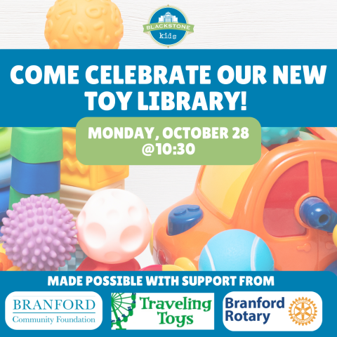 Toy Library Launch: Monday, 10/28 at 10:30am