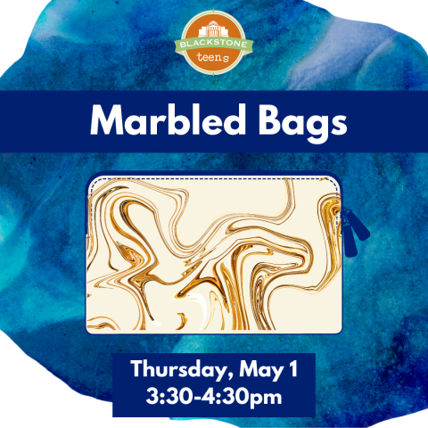 Marbled Bags: Thursday, May 1 from 3:30-4:30pm