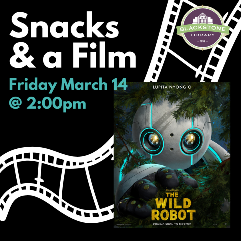 Wild Robot: March 14 at 2pm