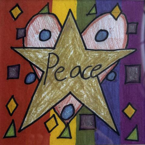 "Pieces for Peace" Artist Gallery Display for March and April