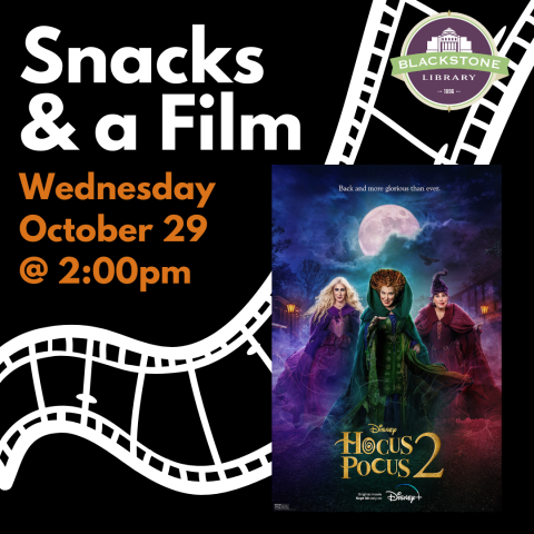 Hocus Pocus 2: 10/29 at 2pm