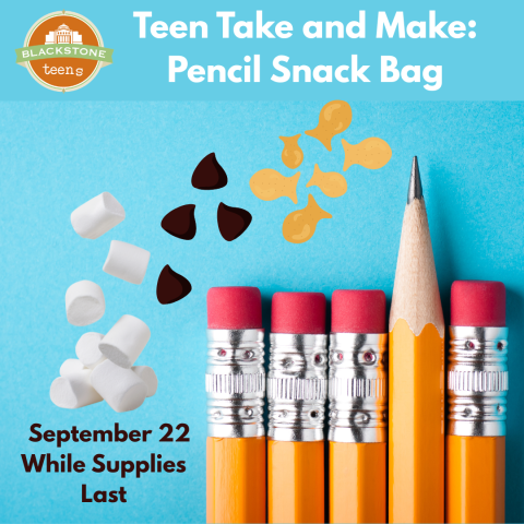 Teen Take and Make: Pencil Snack Bag