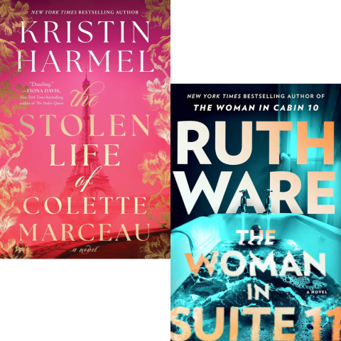 The Stolen Life of Colette Marceau by Kristin Harmel and The Woman in Suite 11 by Ruth Ware