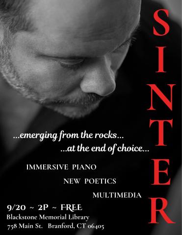 Sinter Concert on Saturday, September 20th at 2pm.