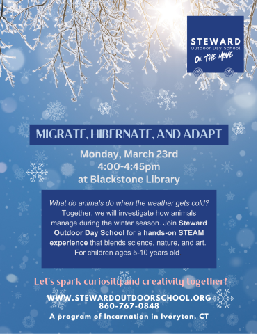 Migrate, Hibernate, Adapt March 24 at 4pm to 4:45pm