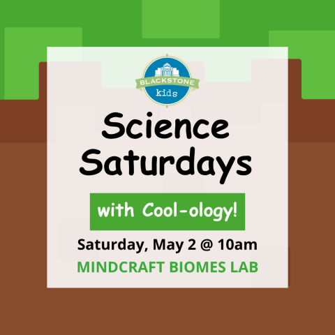 Science Saturdays with Cool-ology! Saturday, May 2 @ 10 am 