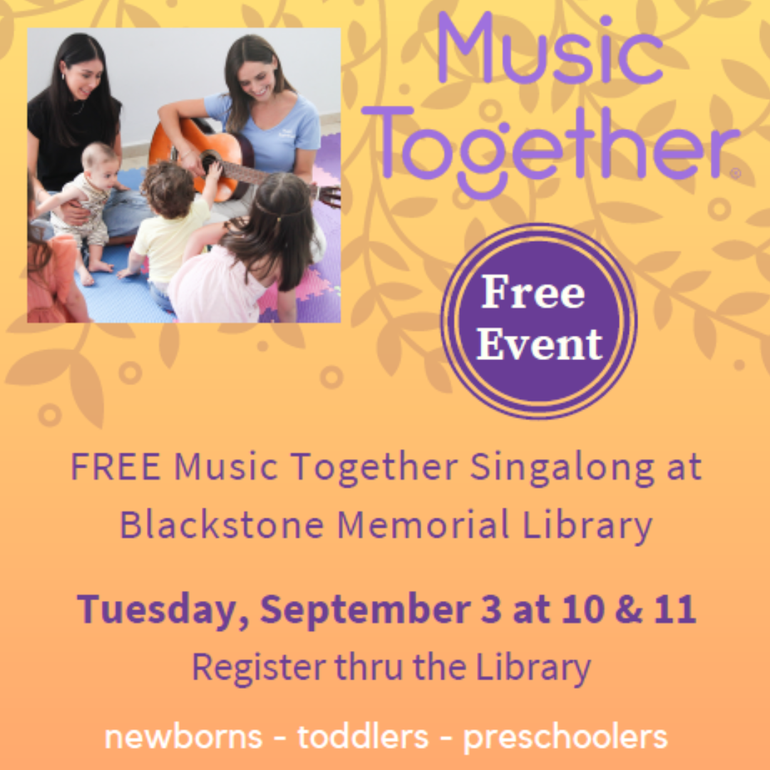 Free Music Together Singalong Tuesday, September 3