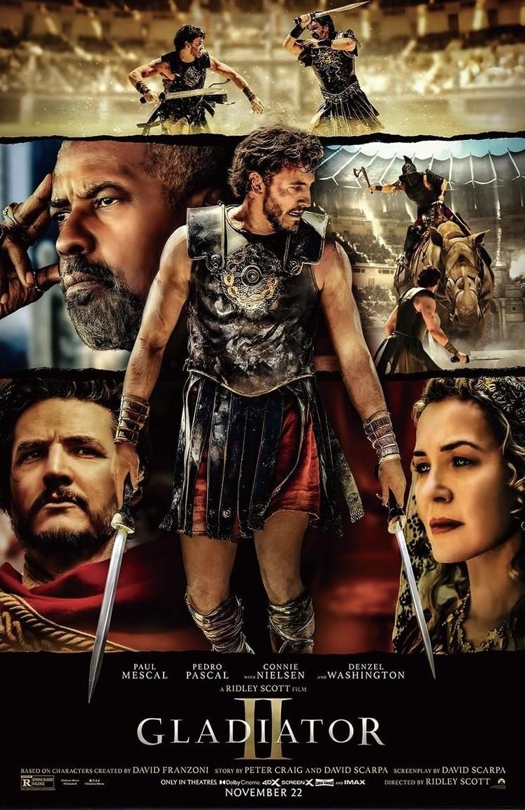 Gladiator II (2024, rated R)