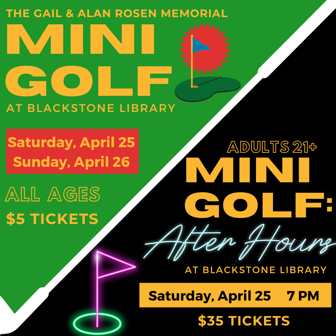 Mini Golf at Blackstone Library